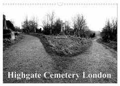 Highgate Cemetery London (Wandkalender 2024 DIN A3 quer), CALVENDO Monatskalender