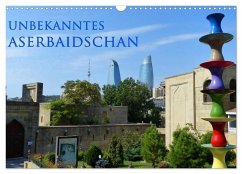 Unbekanntes Aserbaidschan (Wandkalender 2024 DIN A3 quer), CALVENDO Monatskalender - Schiffer, Michaela