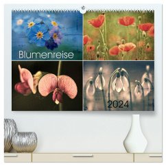Blumenreise 2024 (hochwertiger Premium Wandkalender 2024 DIN A2 quer), Kunstdruck in Hochglanz