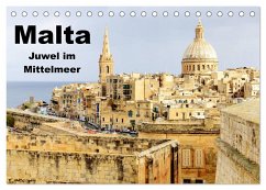 Malta - Juwel im Mittelmeer (Tischkalender 2024 DIN A5 quer), CALVENDO Monatskalender - Albilt, Rabea