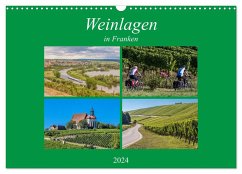 Weinlagen in Franken (Wandkalender 2024 DIN A3 quer), CALVENDO Monatskalender