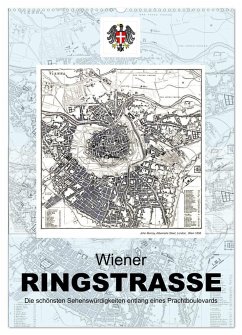 Die Wiener Ringstrasse (Wandkalender 2024 DIN A2 hoch), CALVENDO Monatskalender