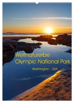 Weltnaturerbe Olympic National Park (Wandkalender 2024 DIN A2 hoch), CALVENDO Monatskalender