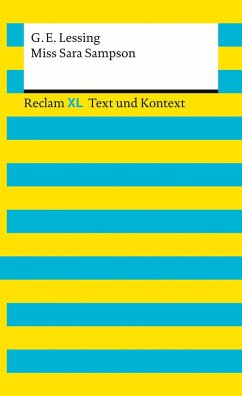 Miss Sara Sampson. Textausgabe mit Kommentar und Materialien - Lessing, Gotthold Ephraim