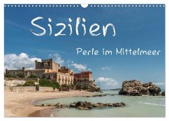 Sizilien - Perle im Mittelmeer (Wandkalender 2024 DIN A3 quer), CALVENDO Monatskalender