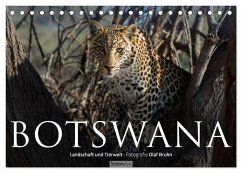 Botswana ¿ Landschaft und Tierwelt (Tischkalender 2024 DIN A5 quer), CALVENDO Monatskalender - Bruhn, Olaf