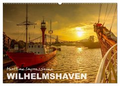 Maritime Impressionen Wilhelmshaven (Wandkalender 2024 DIN A2 quer), CALVENDO Monatskalender