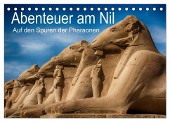 Abenteuer am Nil. Auf den Spuren der Pharaonen (Tischkalender 2024 DIN A5 quer), CALVENDO Monatskalender - Wenske, Steffen