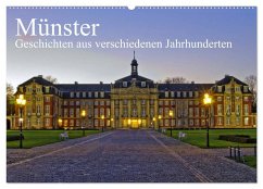 Münster - Geschichten aus verschiedenen Jahrhunderten (Wandkalender 2024 DIN A2 quer), CALVENDO Monatskalender - Michalzik, Paul