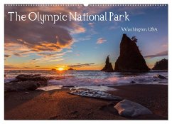 The Olympic National Park - Washington USA (Wandkalender 2024 DIN A2 quer), CALVENDO Monatskalender