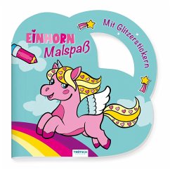 Image of Trötsch Malbuch Stickermalbuch Einhorn Malspaß