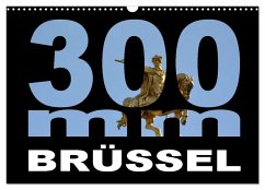 300mm - Brüssel (Wandkalender 2024 DIN A3 quer), CALVENDO Monatskalender