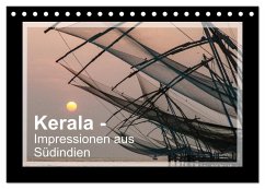Kerala - Impressionen aus Südindien (Tischkalender 2024 DIN A5 quer), CALVENDO Monatskalender - Maurer, Marion