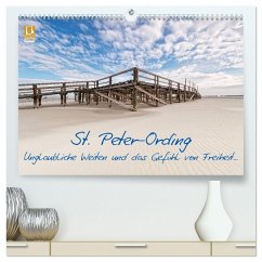 St. Peter-Ording (hochwertiger Premium Wandkalender 2024 DIN A2 quer), Kunstdruck in Hochglanz
