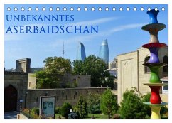 Unbekanntes Aserbaidschan (Tischkalender 2024 DIN A5 quer), CALVENDO Monatskalender - Schiffer, Michaela