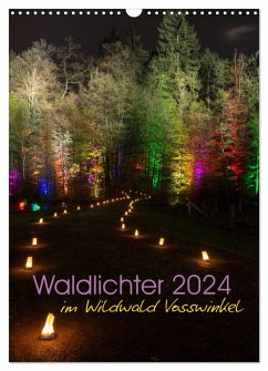 Waldlichter im Wildwald Vosswinkel 2024 (Wandkalender 2024 DIN A3 hoch), CALVENDO Monatskalender