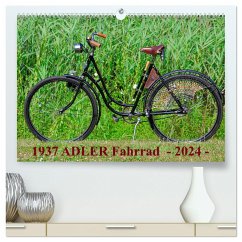 1937 ADLER Fahrrad (hochwertiger Premium Wandkalender 2024 DIN A2 quer), Kunstdruck in Hochglanz