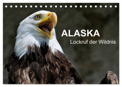 Alaska - Lockruf der Wildnis (Tischkalender 2024 DIN A5 quer), CALVENDO Monatskalender