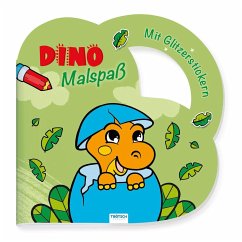 Image of Trötsch Malbuch Stickermalbuch Dino Malspaß