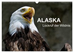 Alaska - Lockruf der Wildnis (Wandkalender 2024 DIN A3 quer), CALVENDO Monatskalender