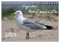 Vögel der Nordseeküste (Tischkalender 2024 DIN A5 quer), CALVENDO Monatskalender