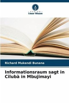 Informationsraum sagt in Cilubà in Mbujimayi - Mukendi Bunana, Richard