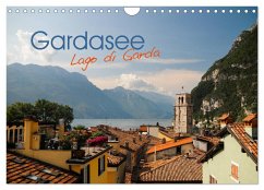 Gardasee. Lago di Garda (Wandkalender 2024 DIN A4 quer), CALVENDO Monatskalender