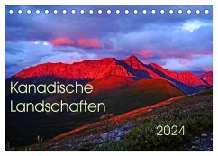 Kanadische Landschaften 2024 (Tischkalender 2024 DIN A5 quer), CALVENDO Monatskalender