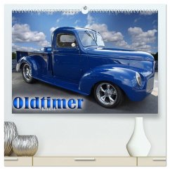 Oldtimer-Kunst (hochwertiger Premium Wandkalender 2024 DIN A2 quer), Kunstdruck in Hochglanz