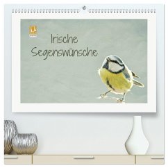 Irische Segenswünsche (hochwertiger Premium Wandkalender 2024 DIN A2 quer), Kunstdruck in Hochglanz