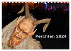 Perchten 2024 (Wandkalender 2024 DIN A3 quer), CALVENDO Monatskalender