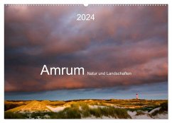 Amrum. Natur und Landschaften (Wandkalender 2024 DIN A2 quer), CALVENDO Monatskalender - Koch, Lucyna
