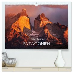 Farbenfrohes Patagonien (hochwertiger Premium Wandkalender 2024 DIN A2 quer), Kunstdruck in Hochglanz