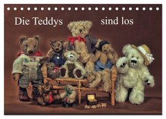 Die Teddys sind los (Tischkalender 2024 DIN A5 quer), CALVENDO Monatskalender
