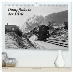Dampfloks in der DDR (hochwertiger Premium Wandkalender 2024 DIN A2 quer), Kunstdruck in Hochglanz