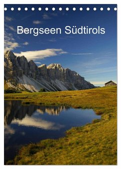 Bergseen Südtirols (Tischkalender 2024 DIN A5 hoch), CALVENDO Monatskalender