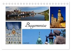 Bayernreise (Tischkalender 2024 DIN A5 quer), CALVENDO Monatskalender