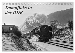 Dampfloks in der DDR (Tischkalender 2024 DIN A5 quer), CALVENDO Monatskalender
