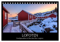 LOFOTEN - Inselparadies im Norden Norwegens (Tischkalender 2024 DIN A5 quer), CALVENDO Monatskalender - Büchler und Christine Berkhoff, Martin