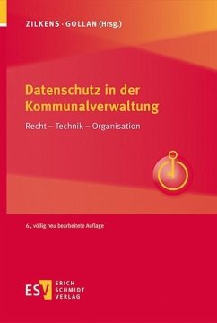 Datenschutz in der Kommunalverwaltung (eBook, PDF) - Ambrock, Jens; Bongartz, Christiane; Cor; Drubba, Andreas; Gollan, Lutz; Holtz, Leif-Erik; Horlbeck, Katja