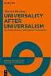 Universality after Universalism - Bild 1