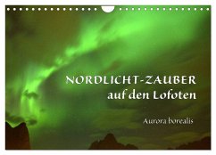 Nordlicht-Zauber auf den Lofoten. Aurora borealis (Wandkalender 2024 DIN A4 quer), CALVENDO Monatskalender