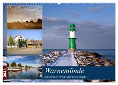Urlaub in Warnemünde (Wandkalender 2024 DIN A2 quer), CALVENDO Monatskalender