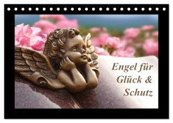 Engel für Glück & Schutz (Tischkalender 2024 DIN A5 quer), CALVENDO Monatskalender