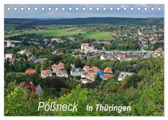 Pößneck in Thüringen (Tischkalender 2024 DIN A5 quer), CALVENDO Monatskalender - M.Dietsch