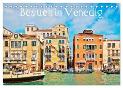 Besuch in Venedig (Tischkalender 2024 DIN A5 quer), CALVENDO Monatskalender