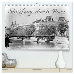 Streifzug durch Paris (hochwertiger Premium Wandkalender 2024 DIN A2 quer), Kunstdruck in Hochglanz