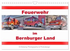 Feuerwehr im Bernburger Land (Wandkalender 2024 DIN A4 quer), CALVENDO Monatskalender - Elskamp, Danny