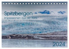 Spitzbergen - Impressionen aus der Arktis (Tischkalender 2024 DIN A5 quer), CALVENDO Monatskalender - Oliver Schwenn, Dr.