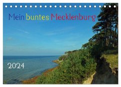 Mein buntes Mecklenburg (Tischkalender 2024 DIN A5 quer), CALVENDO Monatskalender